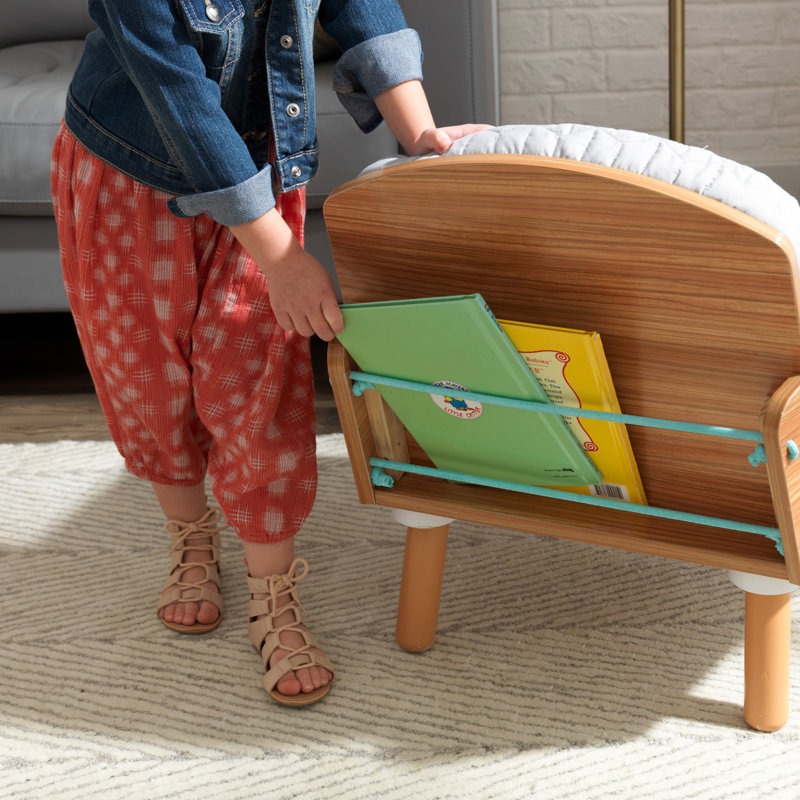 KidKraft MidCentury Kids Chair and Ottoman with Storage Compartment & Reviews Wayfair Canada